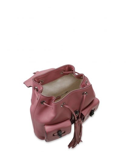 Gucci Grain Logo Backpack In Pink
