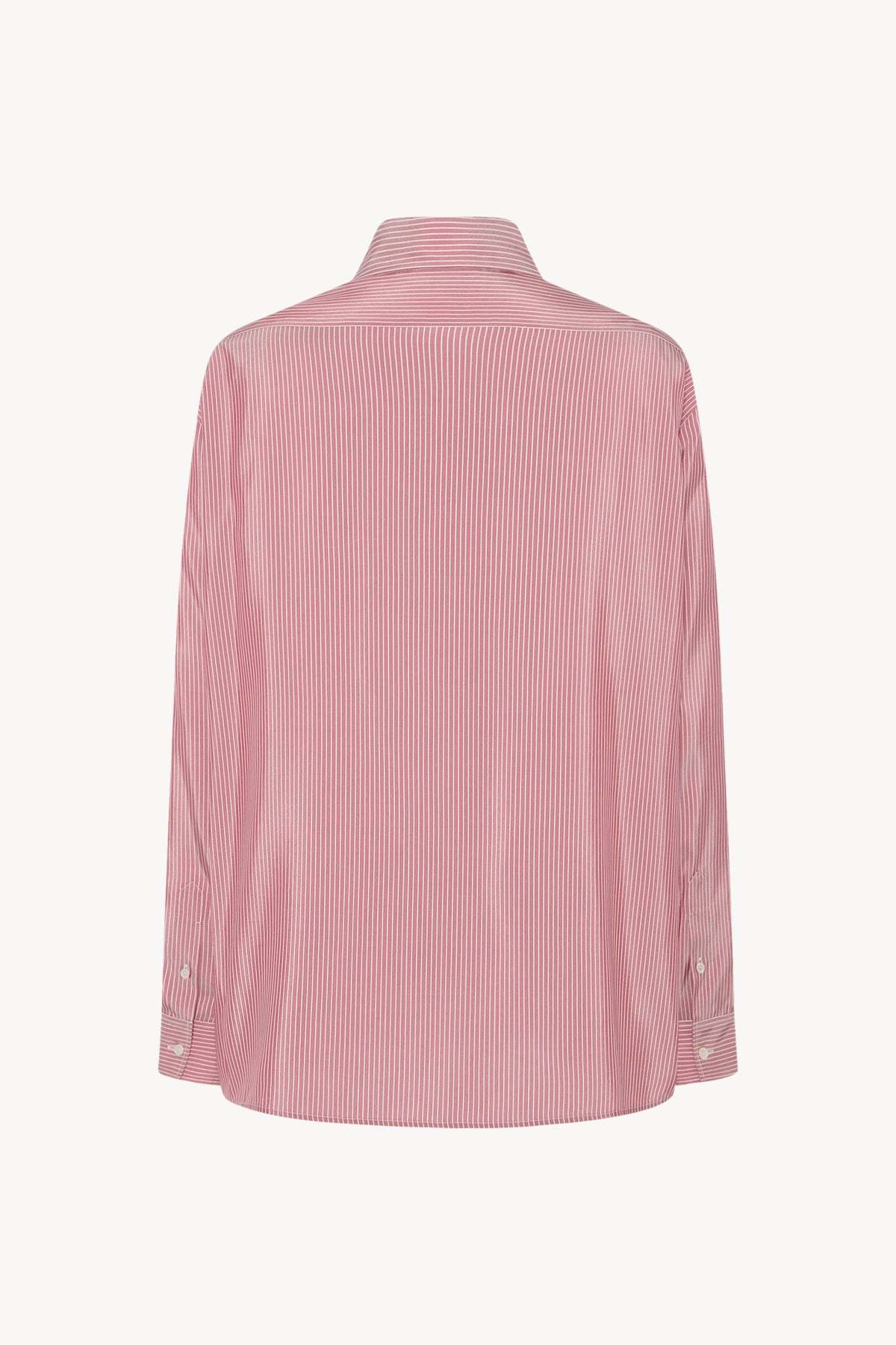 The Row Tansy Shirt In Silk In Pink