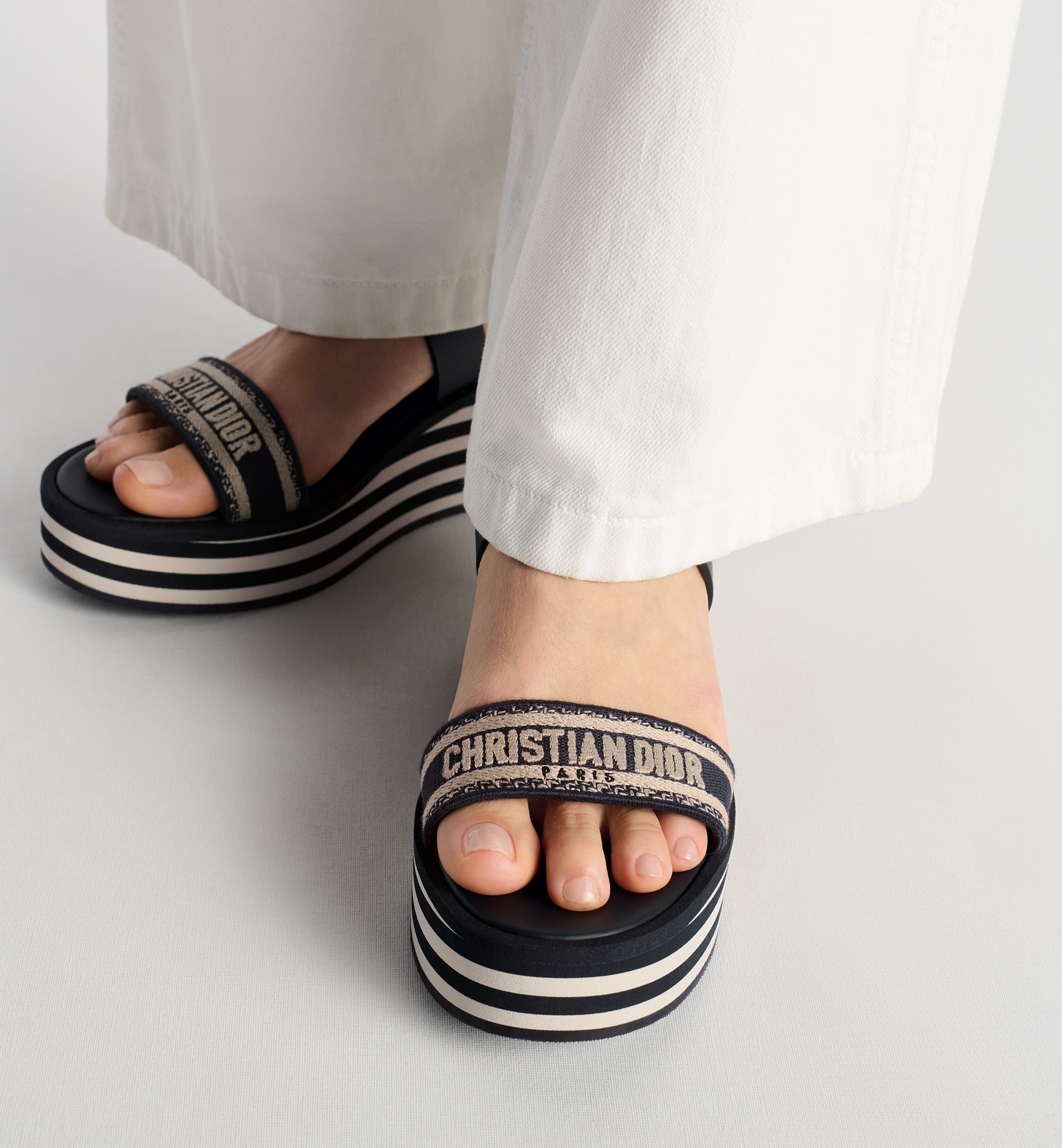 Dior Dway Wedge Sandals