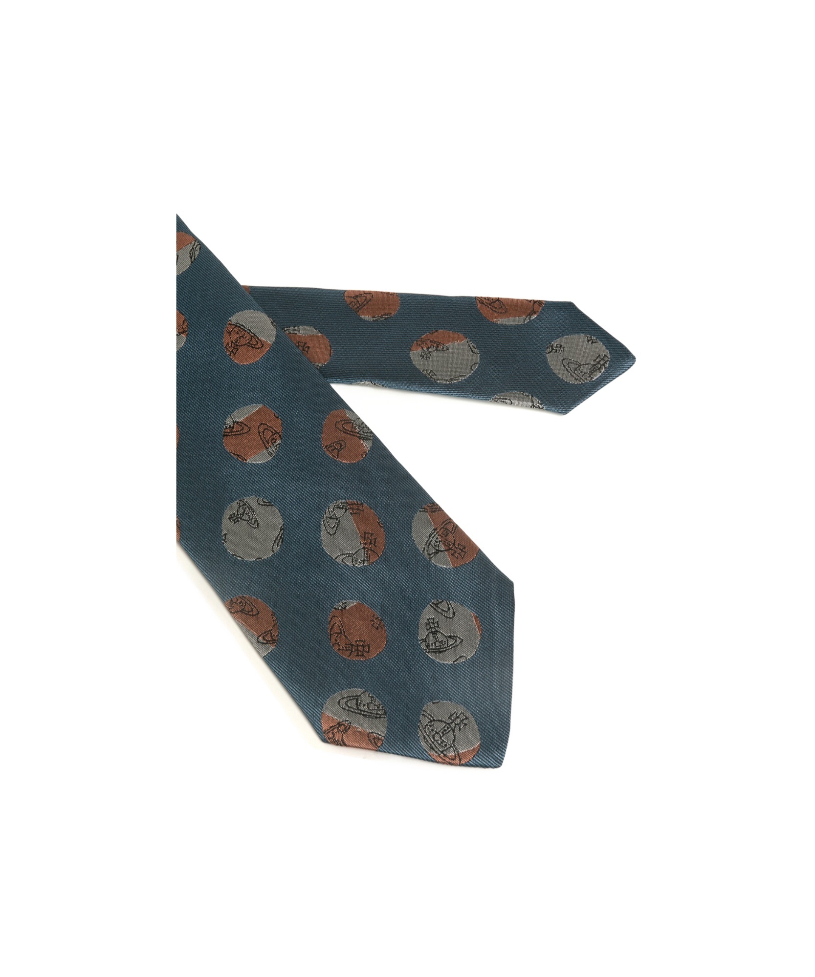 Vivienne Westwood Pointed Tie In Gray