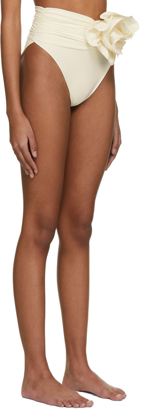 Magda Butrym Swim Bottom 05 Beachwear In Beige Polyamide In White