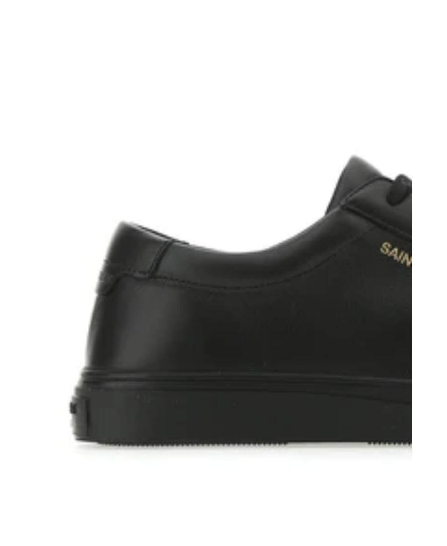 Saint Laurent Andy Low-top Sneakers In Black