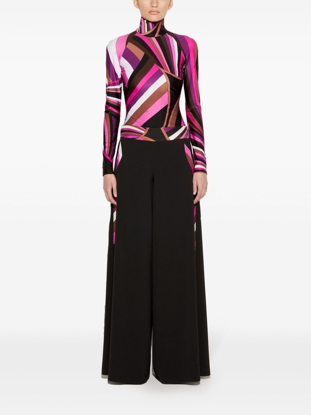 EMILIO PUCCI IRIDE-PRINT TOP 