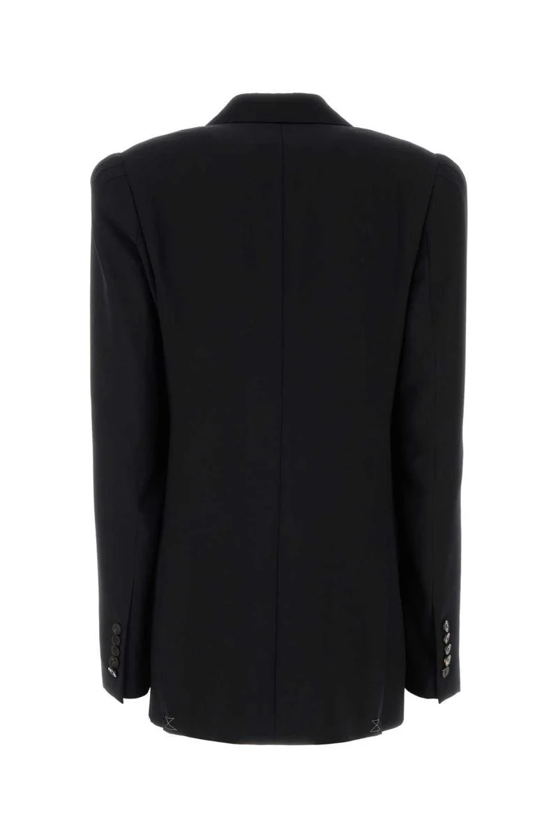 Dries Van Noten Double-breasted Tailored Blazer In Black