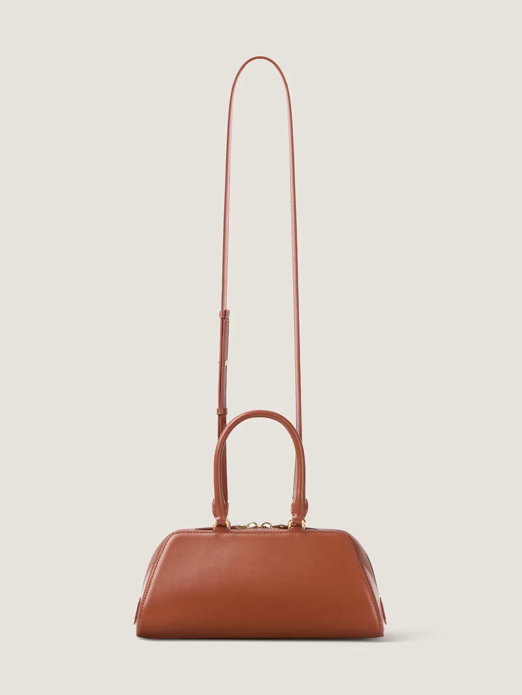 Givenchy Caramel Leather Small Antigona Handbag In Brown