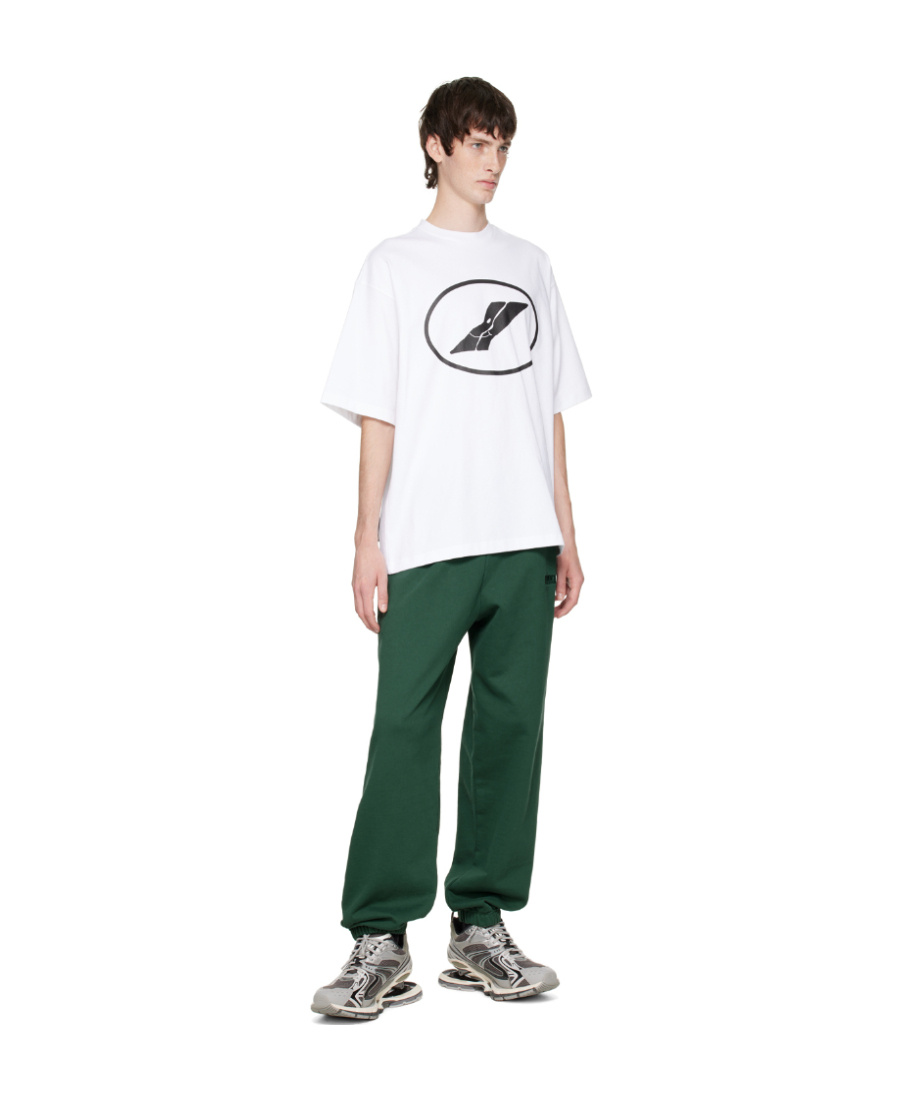 We11 Done Logo-print Cotton T-shirt In White