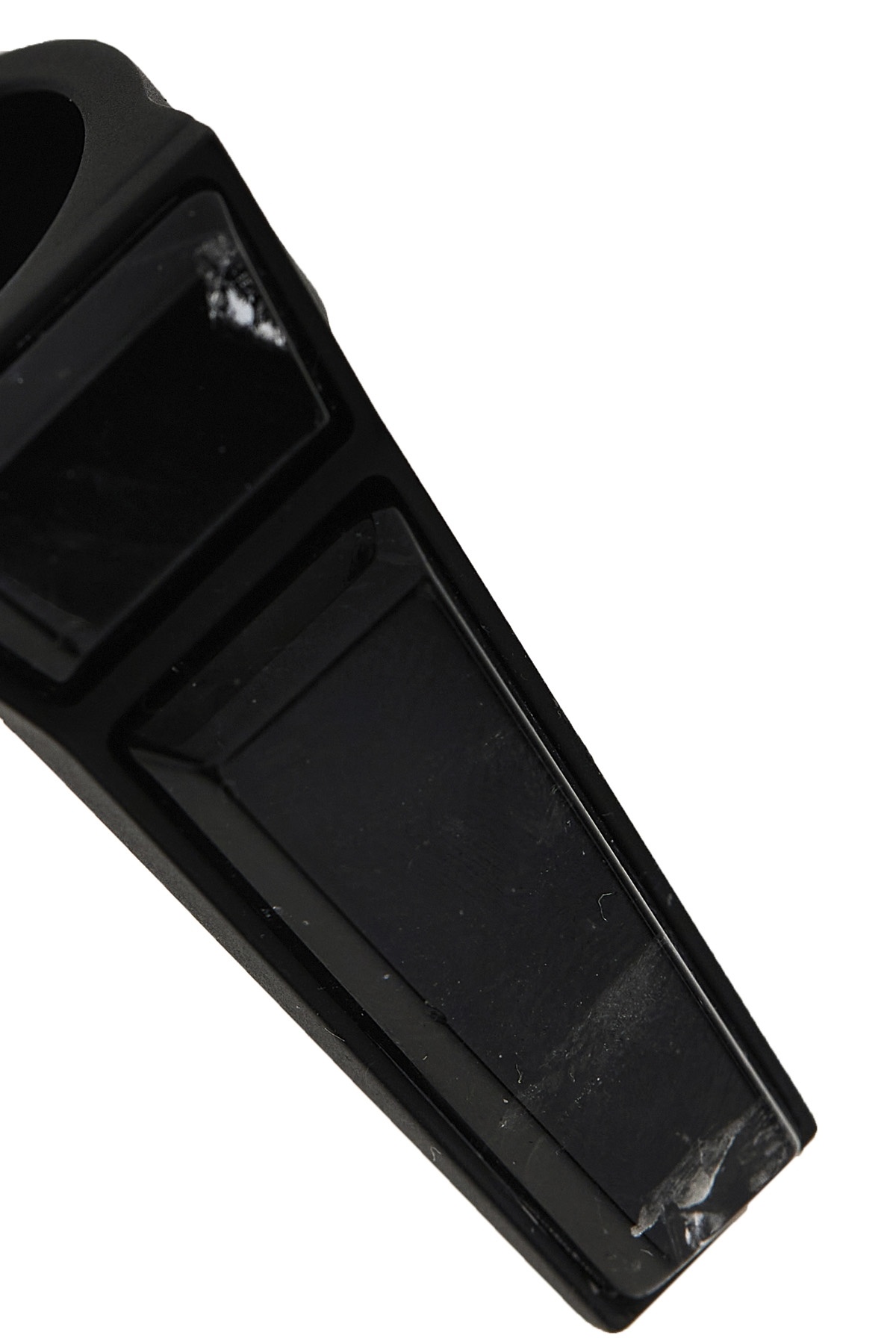 Rick Owens Geometric Rock Crystal Ring In Black