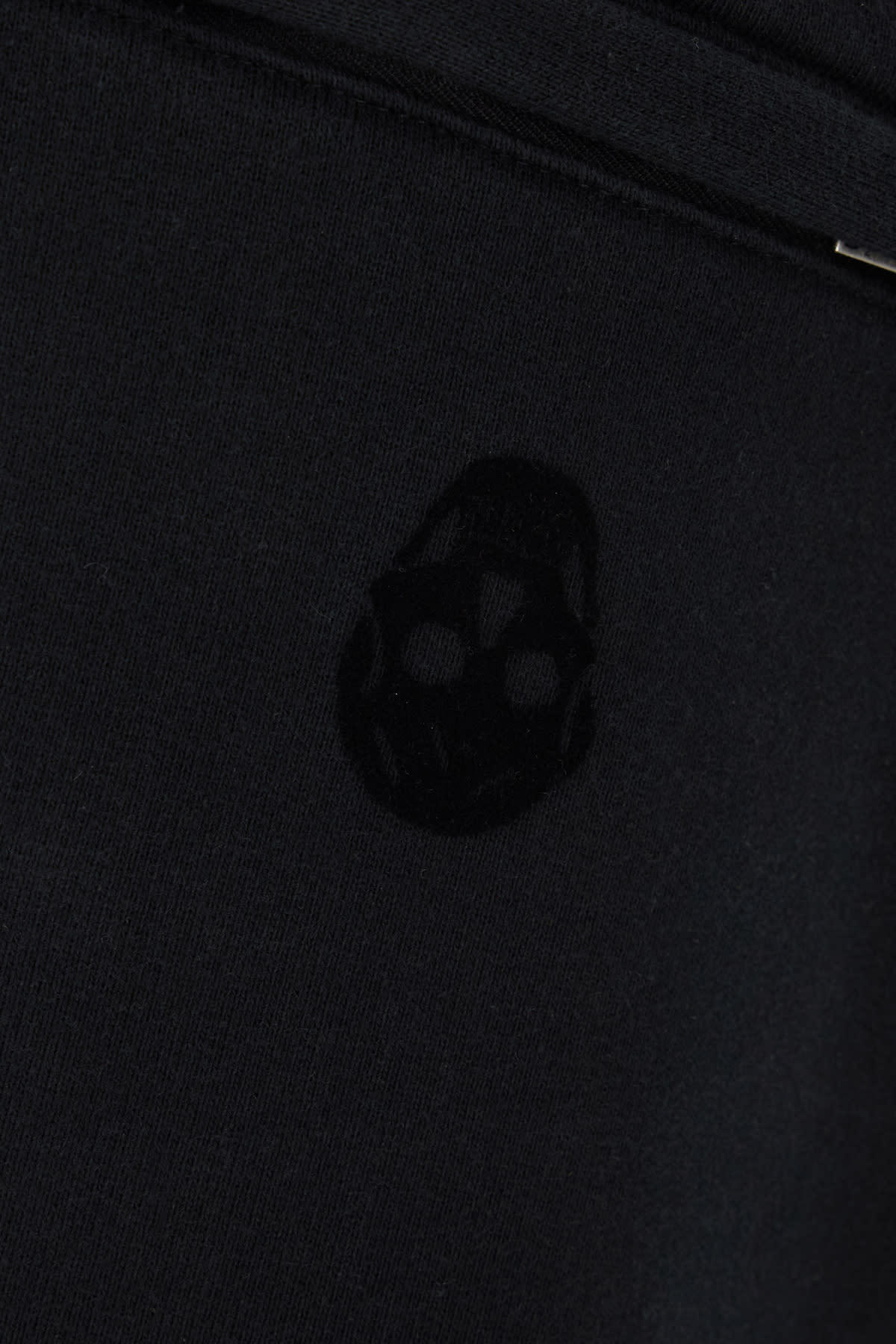 Alexander Mcqueen Cotton Joggers With Elastic Cuffs And Waistband In Black