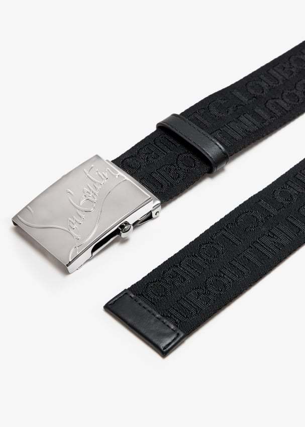 Christian Louboutin Ruisbuddy Belt In Black