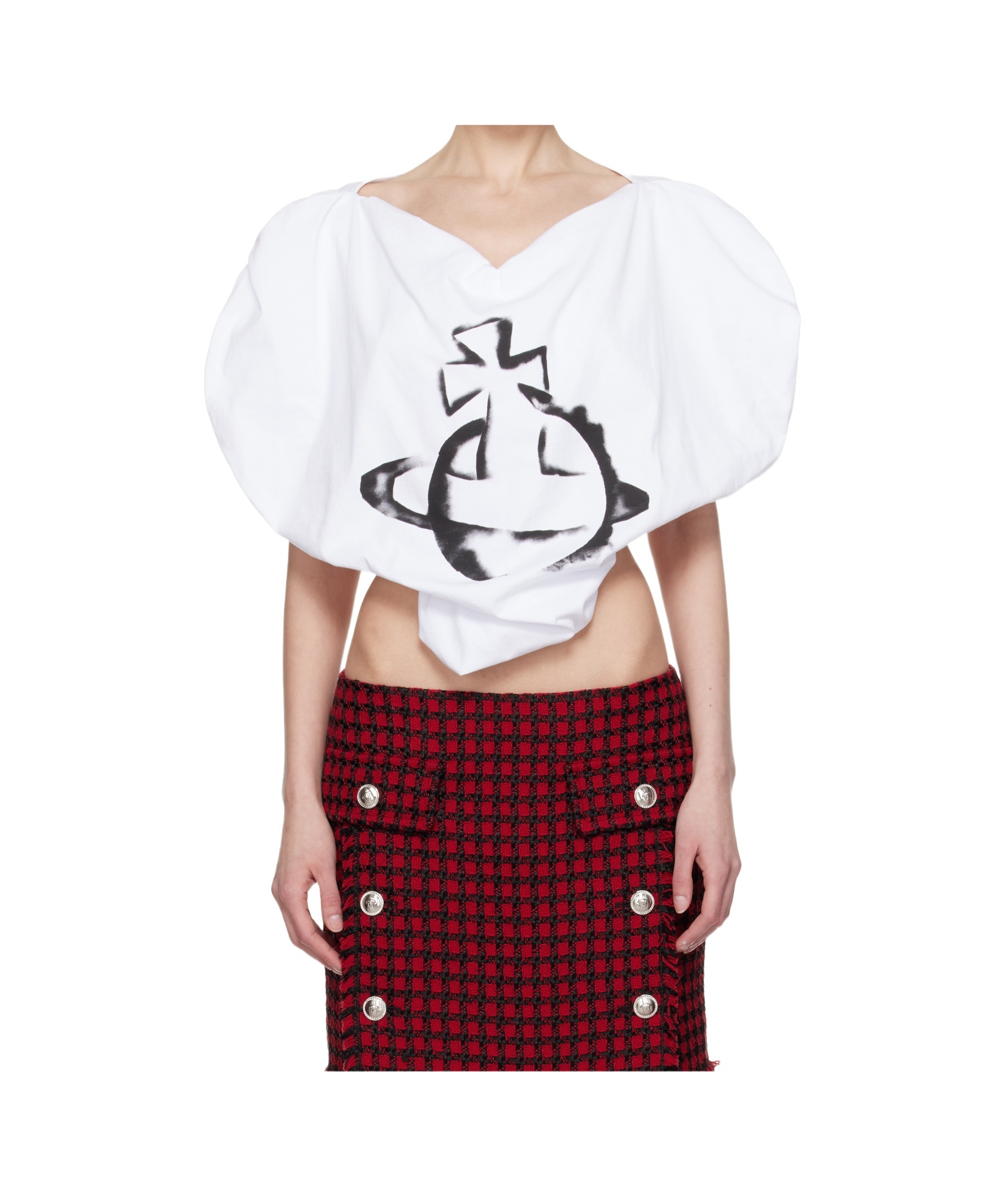 Shop Vivienne Westwood Orb-print T-shirt In White