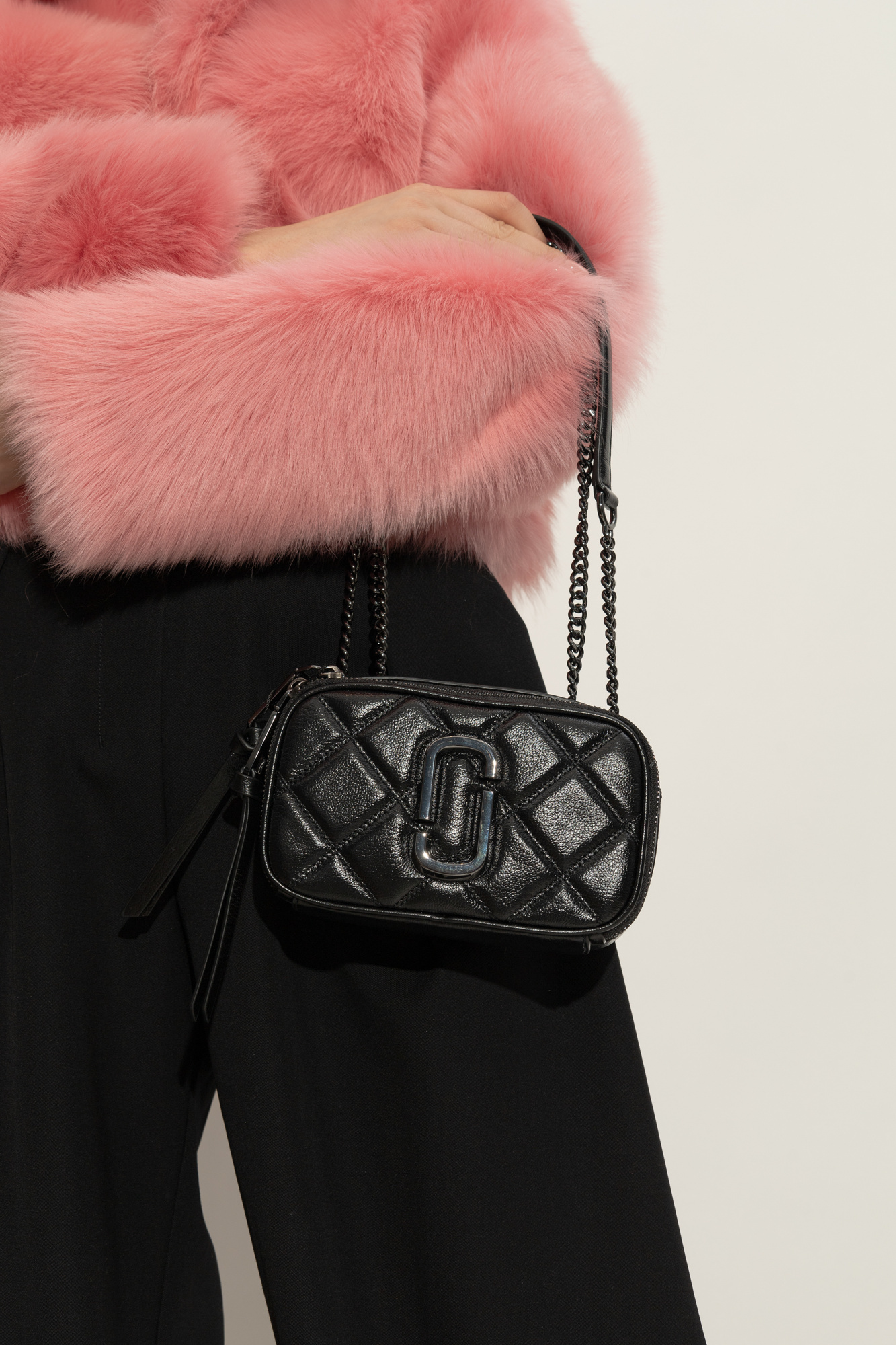 Marc Jacobs The Quilted Leather Chain Snapshot Bag