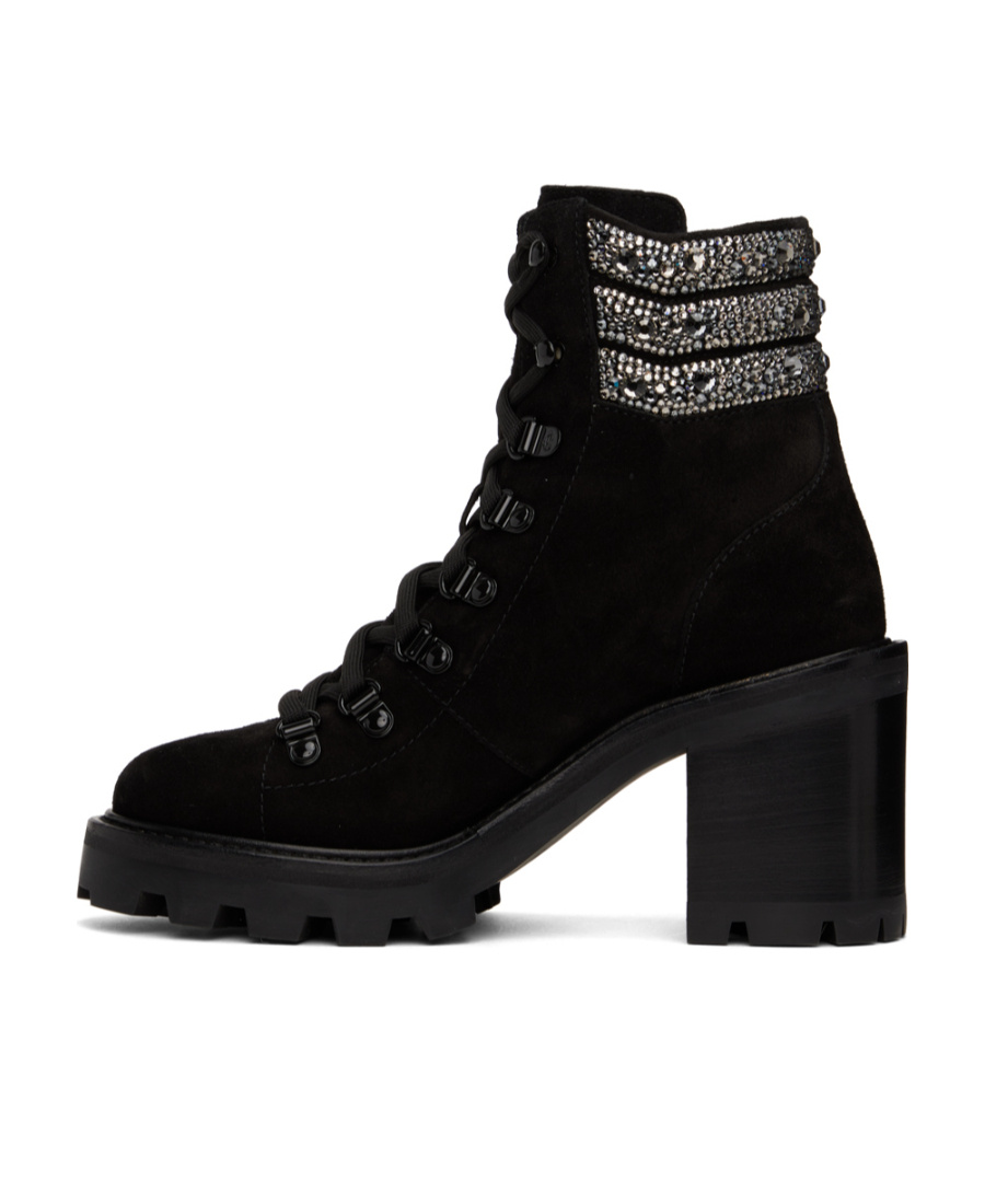 Jimmy Choo Esche 65 And Ankle Boots In Black