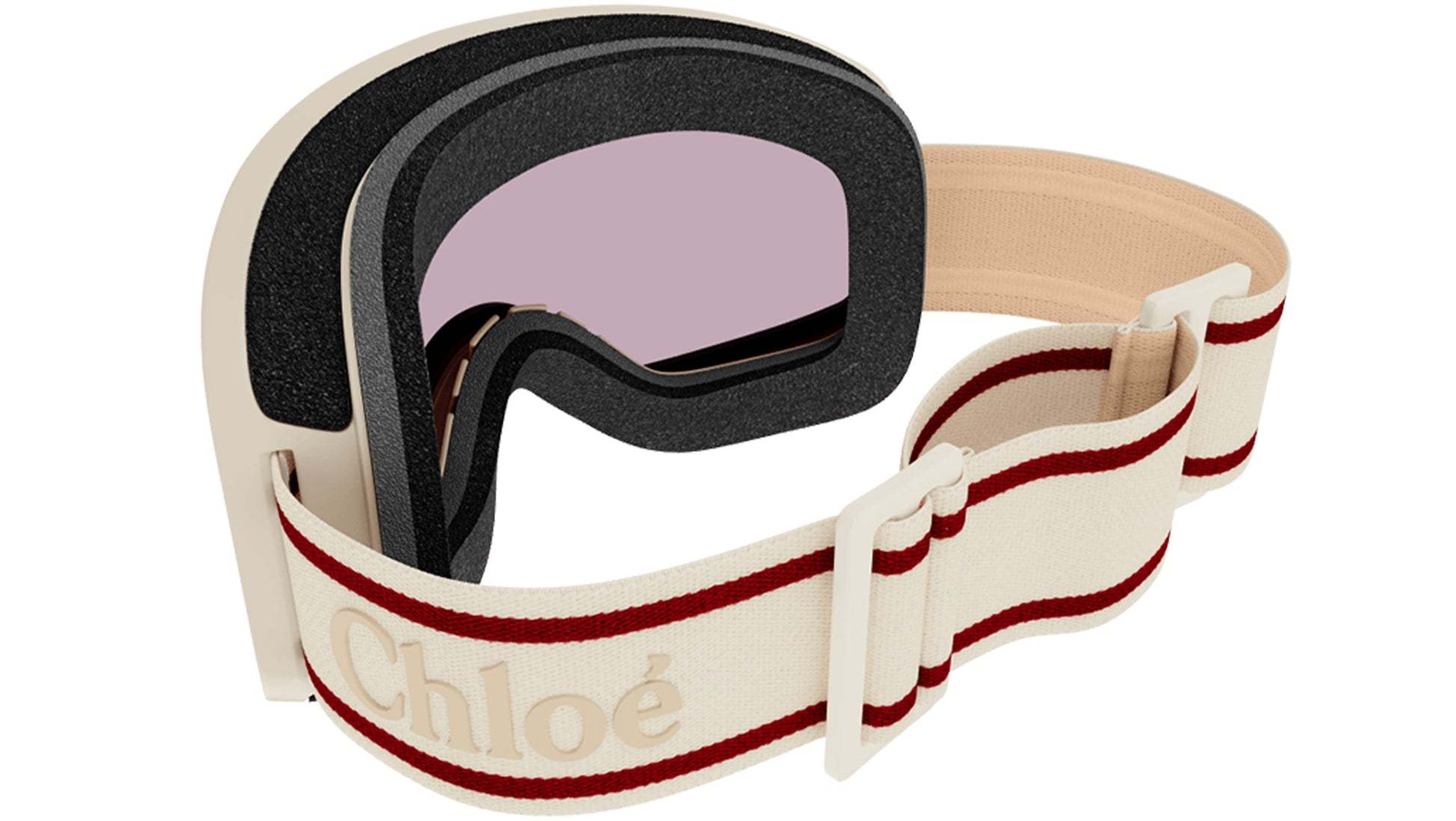 Chloé Eyewear Elasticated-band Ski Sunglasses In Gray