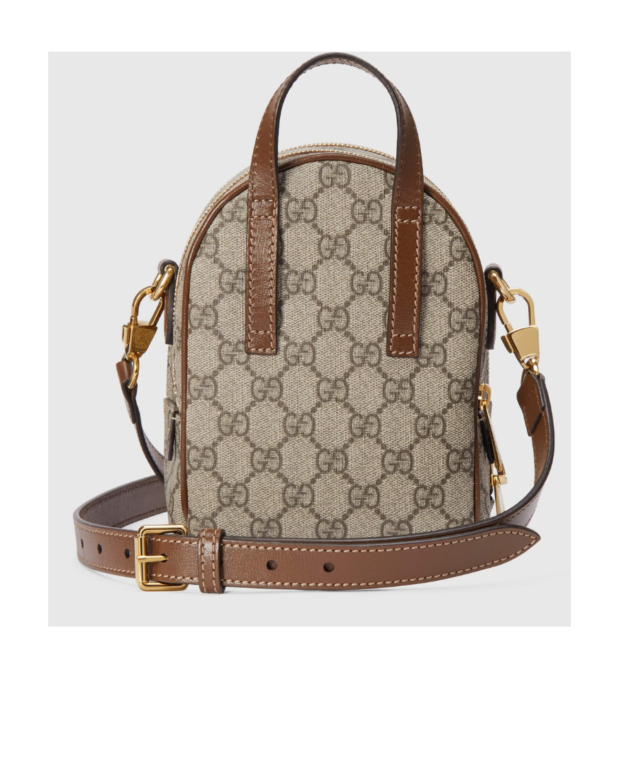 Gucci Interlocking G Canvas Backpack In Multicolor