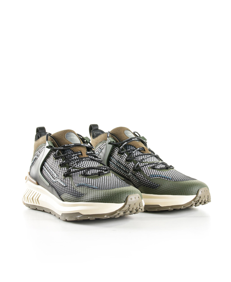 Tod's Round Toe Drawstring Sneakers In Multicolor