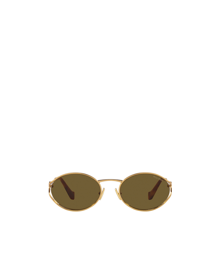 Miu Miu 54mm Oval Sunglasses In Brown