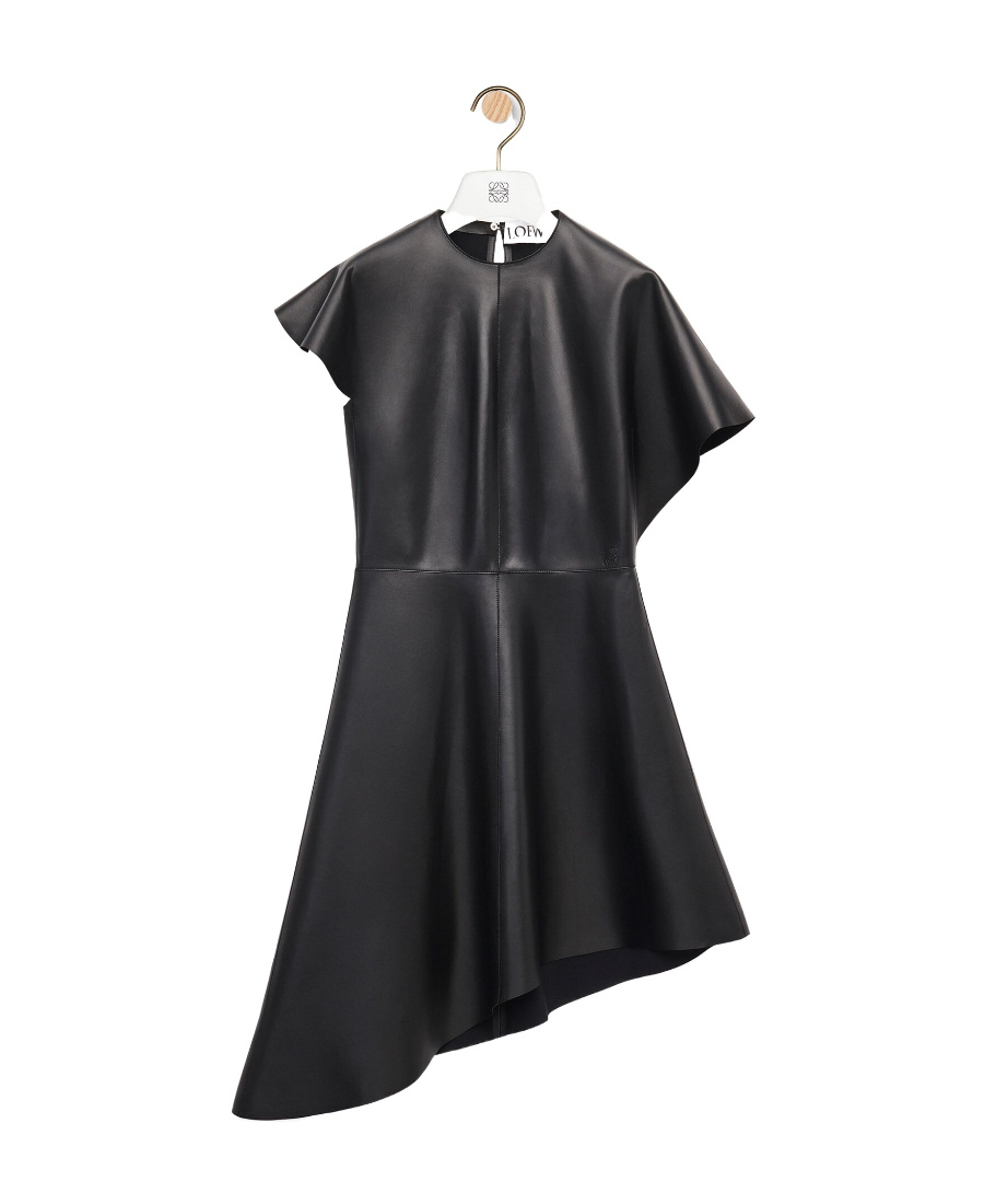 Loewe Asymmetrical Dress In Black