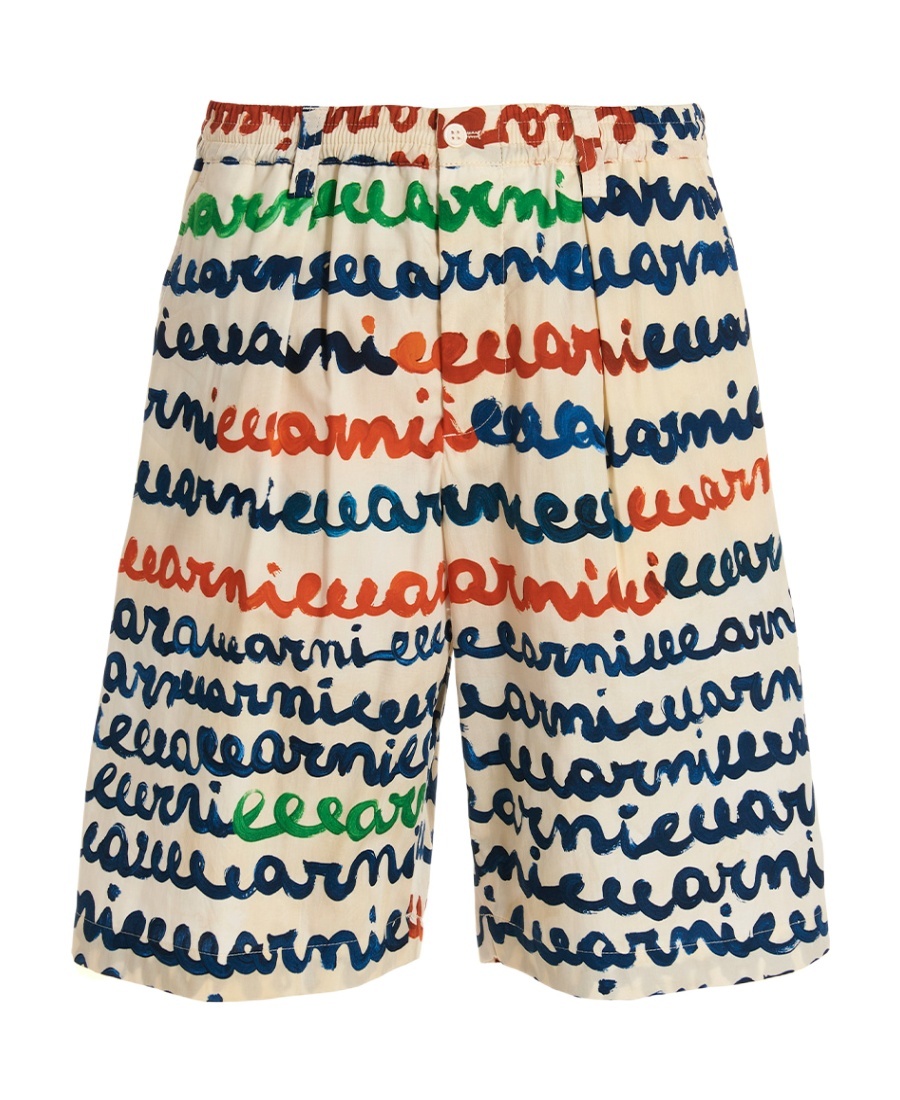 Shop Marni All-over Print Shorts In Multicolor
