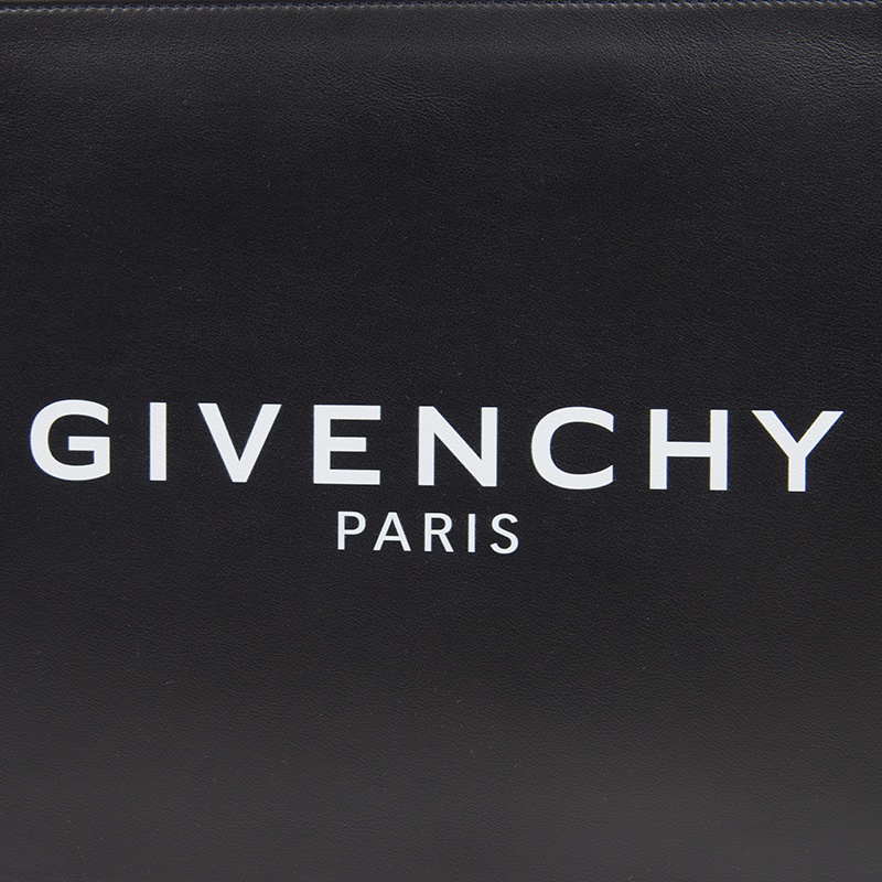 Givenchy Logo Details Handbag In Black