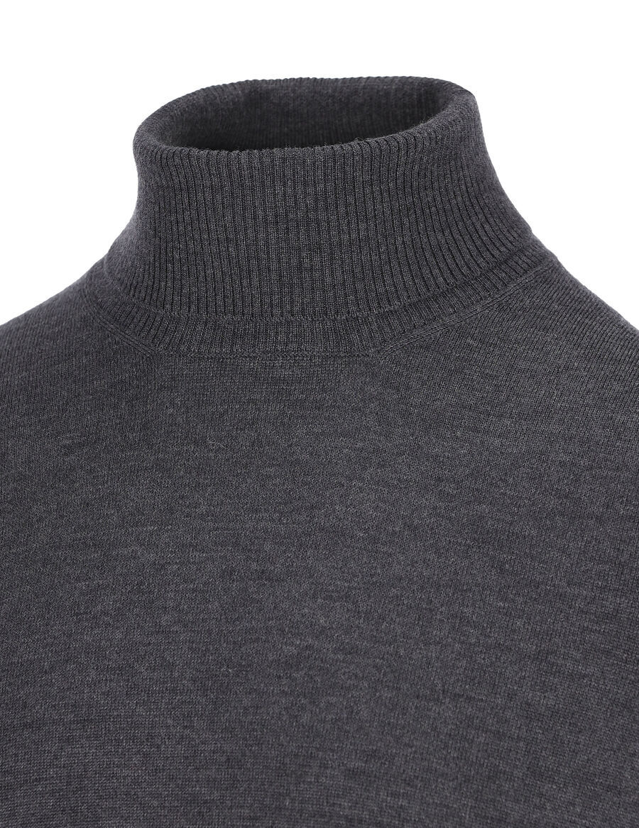 Fay Mock Neck Sweater In Black