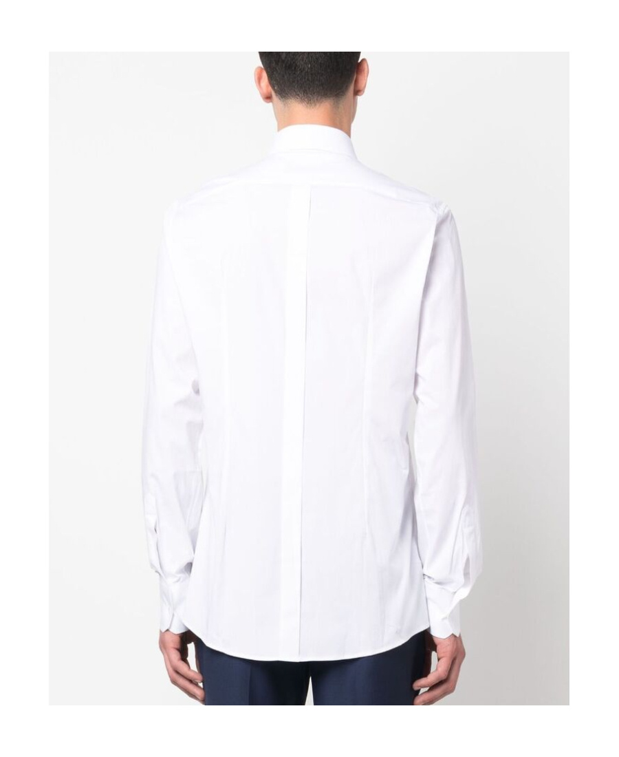 Dolce & Gabbana Long-sleeved Formal Shirt In White