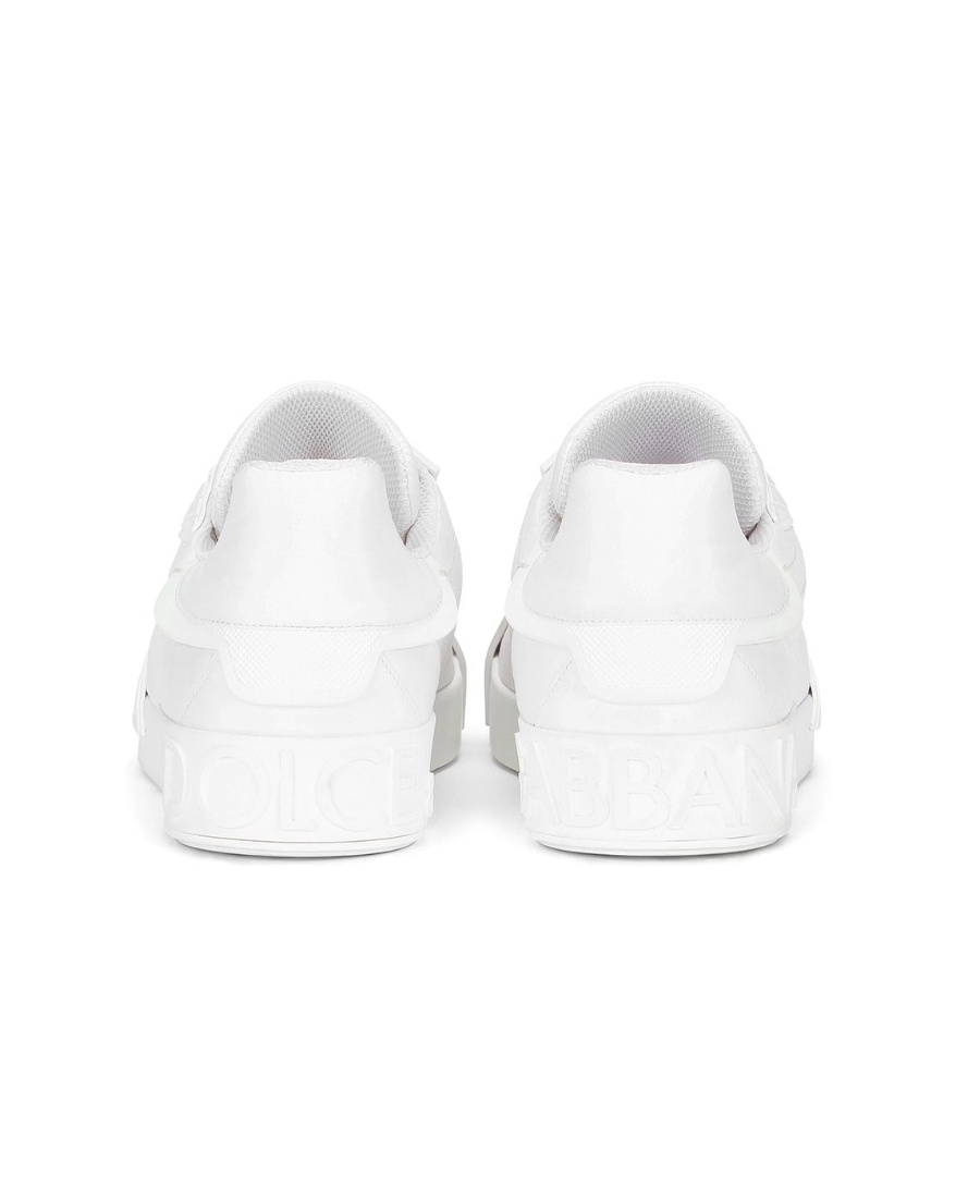 Dolce & Gabbana Logo-print Lace-up Sneakers In White