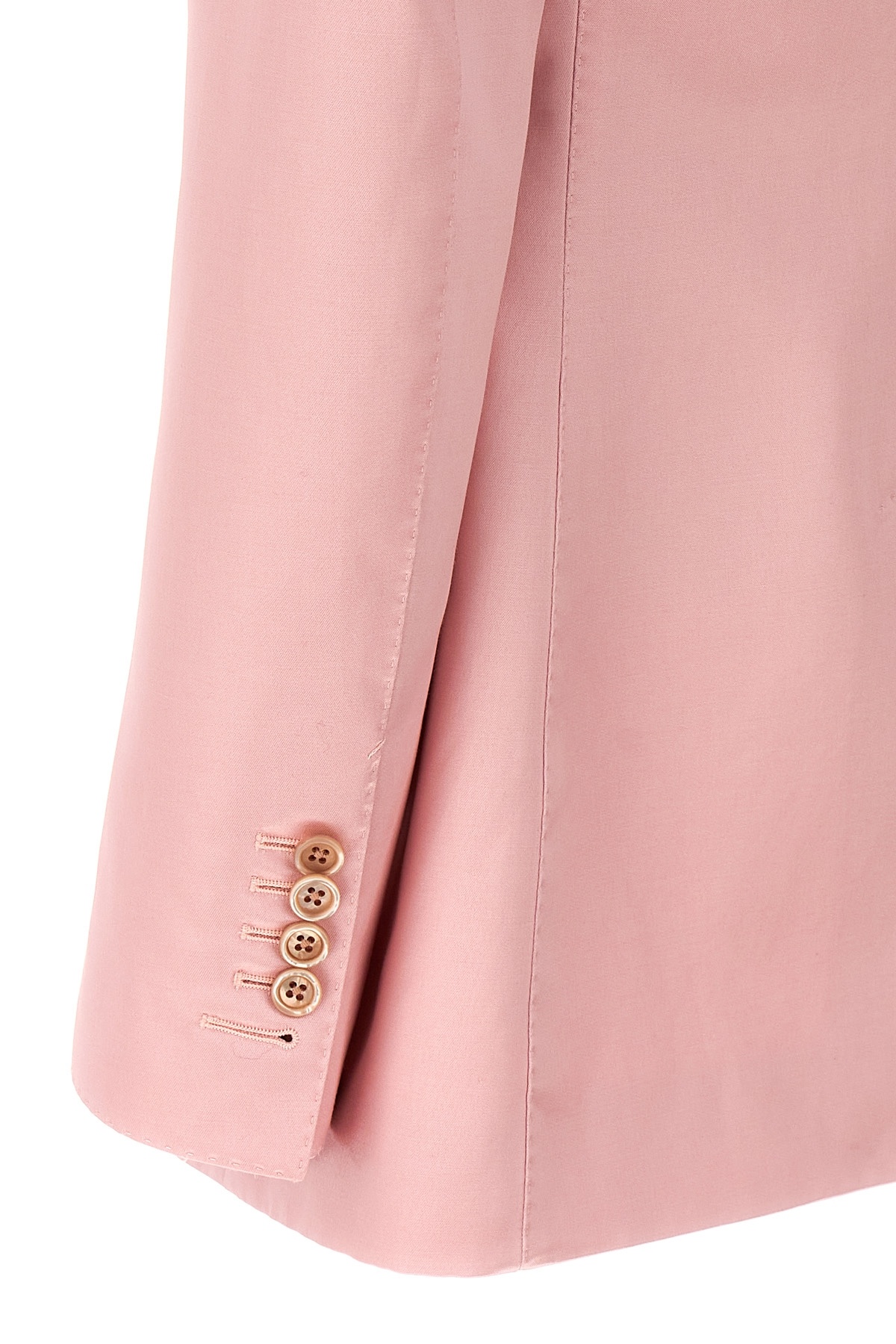 Tom Ford Double-breasted Design Tailored Jacket In Pink
