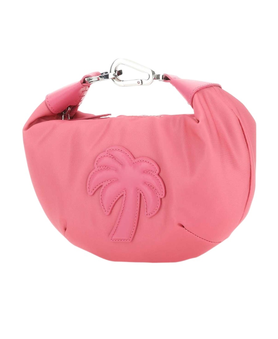 Palm Angels Mini Big Palm Logo-embossed Clutch Bag In Pink