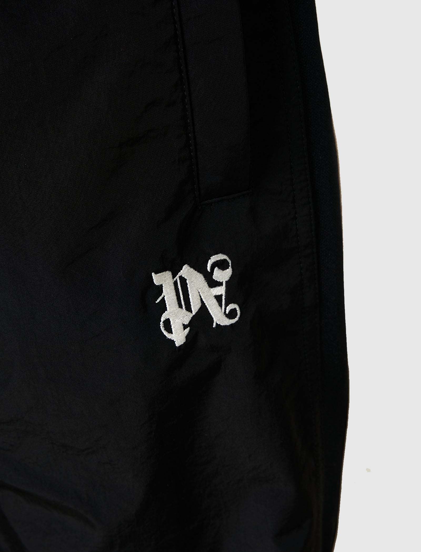 Amiri Contrast-trim Drawstring Track Pants In Black