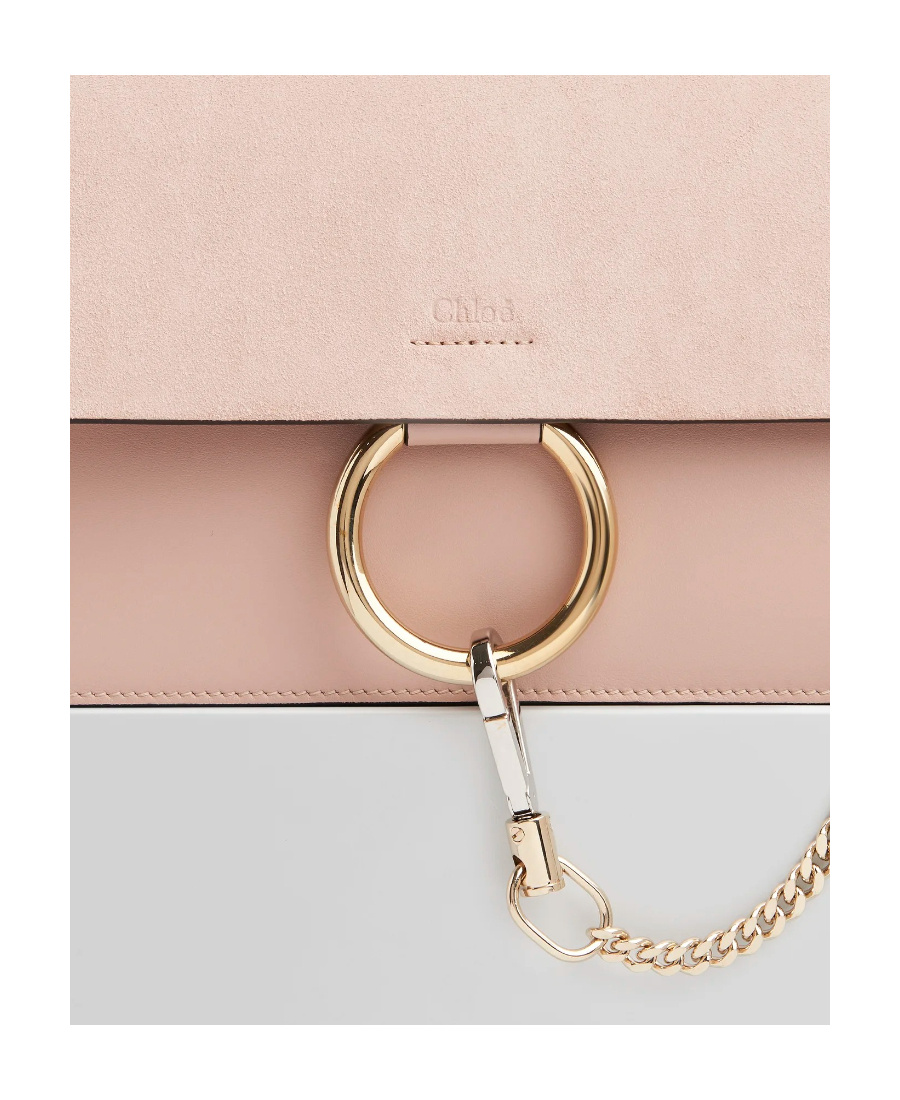 Chloé Faye O-ring Shoulder Bag In Brown