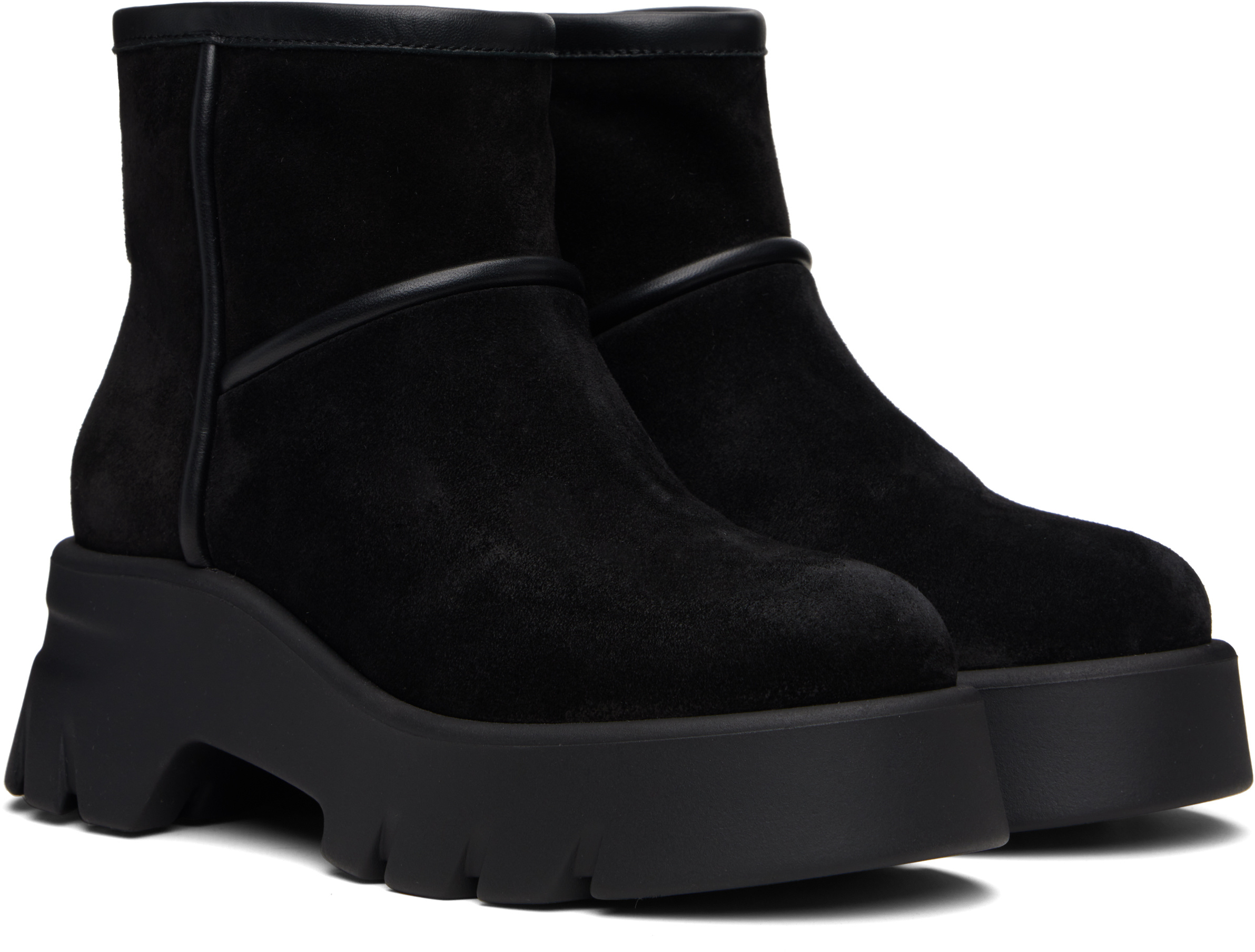 Gianvito Rossi Stormy Ankle Boots In Black