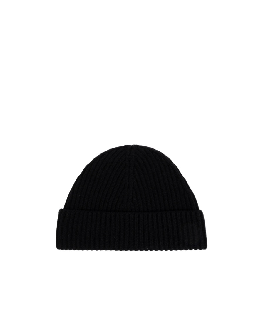 Jil Sander Ribbed Hat In Burgundy