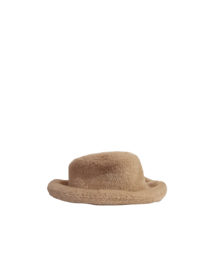 Ruslan Baginskiy Wide-brim Fur Hat In Brown