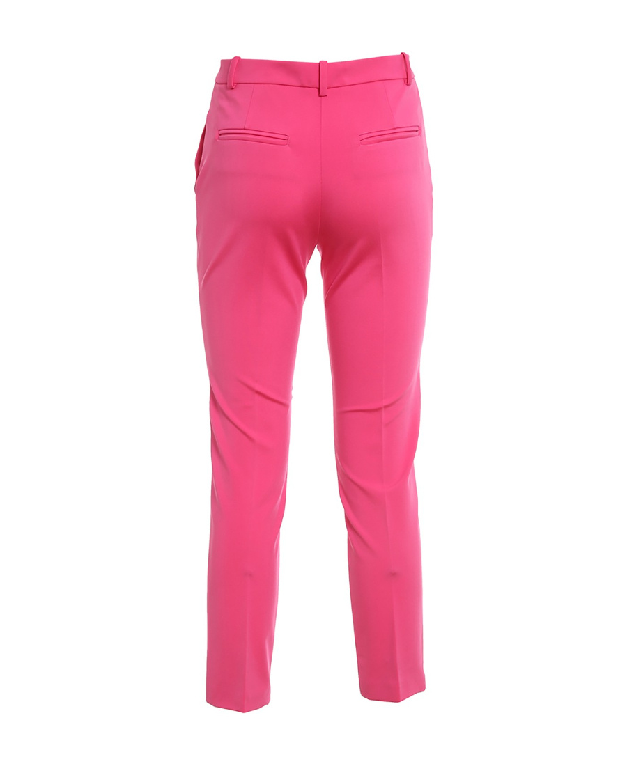 Pinko Cropped Tailored Trousers In Pink