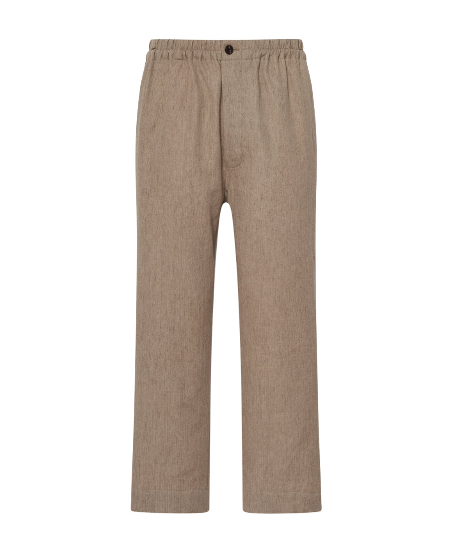 The Row Logo Casual Pants In Brown