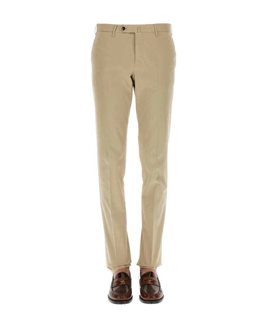 Pt01 Straight-leg Trousers In Nude