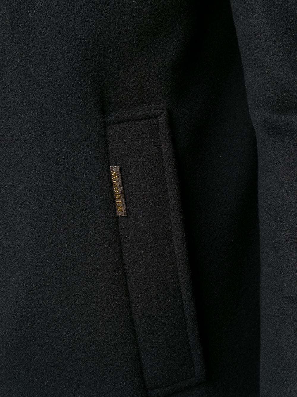 Moorer Monferratole Single-breasted Coat In Black