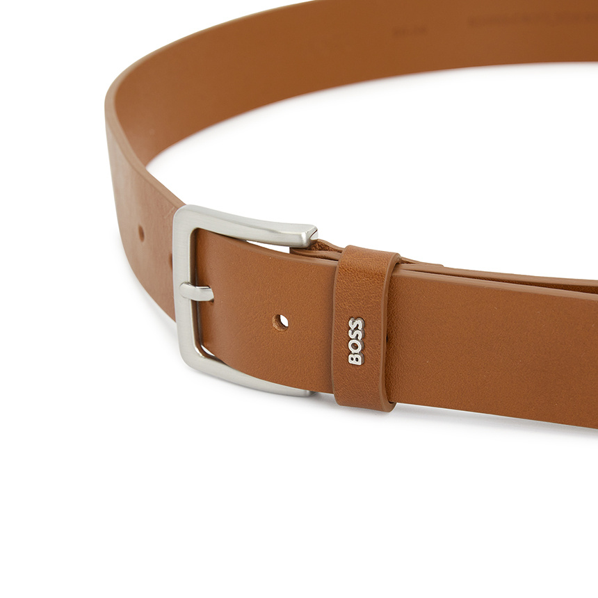 Hugo Boss Buckle Belt In Brown