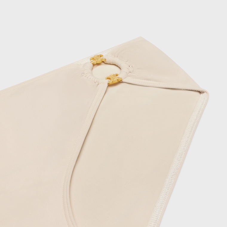 Celine Triomphe Swimming Trunks In Desert-colored