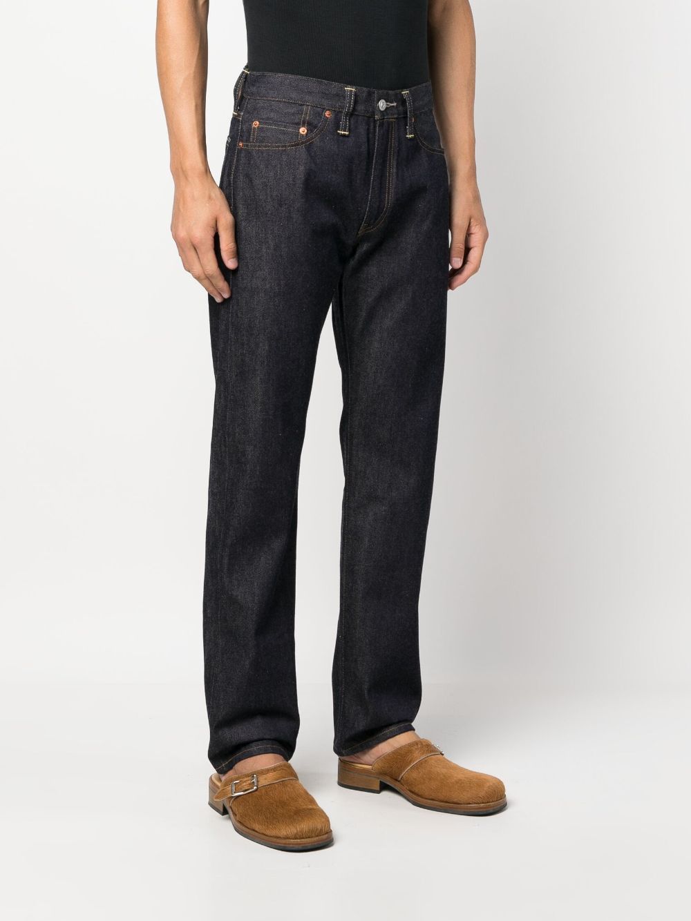 Levi's Men S 1922 501 Jeans Flat Finish Dark Indigo In Blue