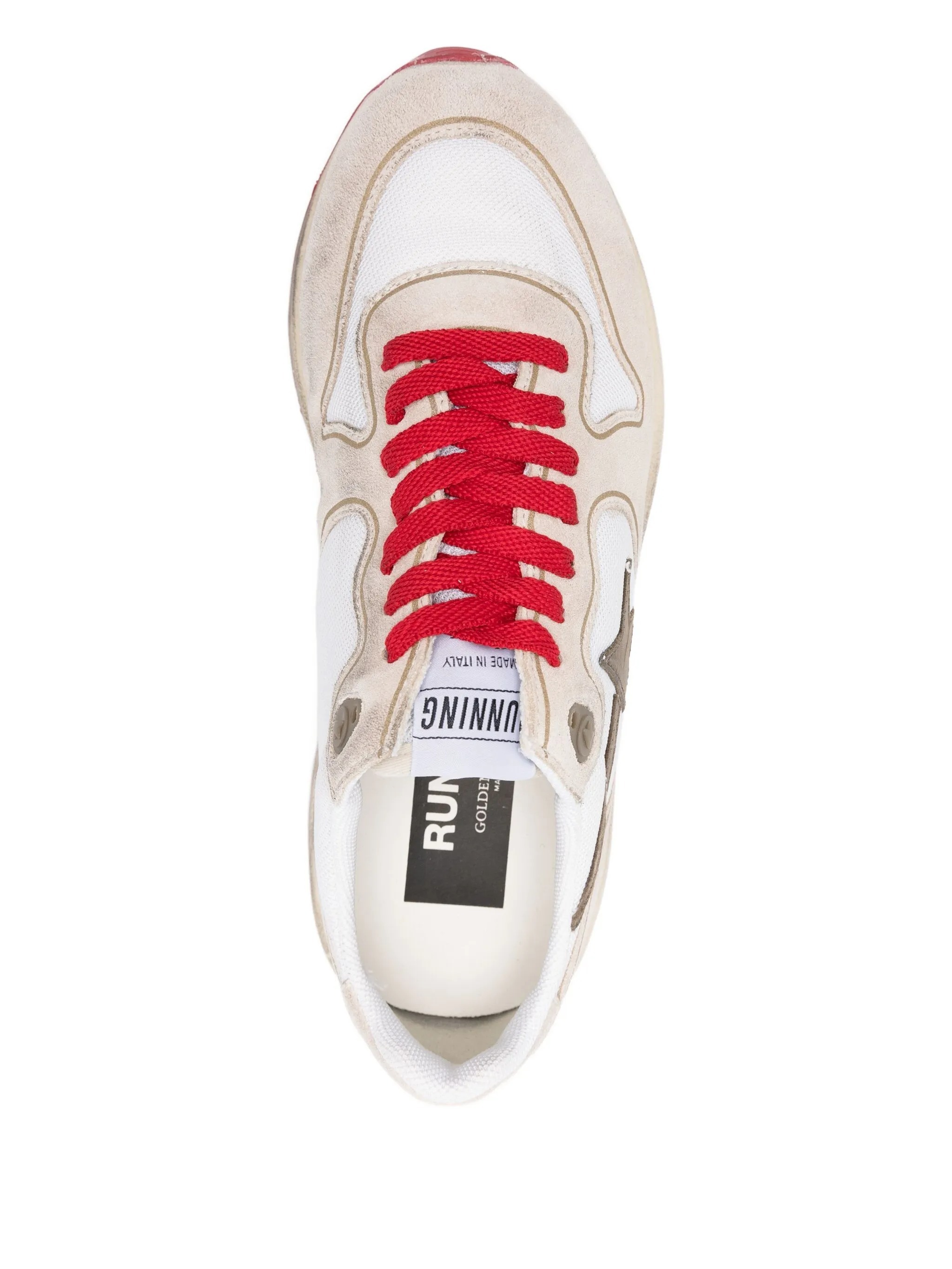 Golden Goose Star-detail Lace-up Sneakers In Brown
