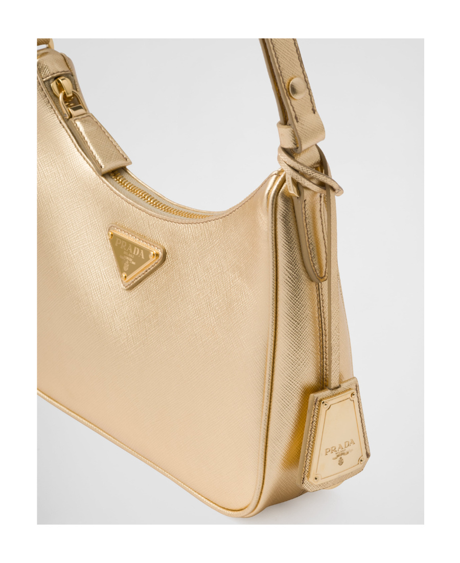 Prada Re-edition 2005 Shoulder Bag In Yellow