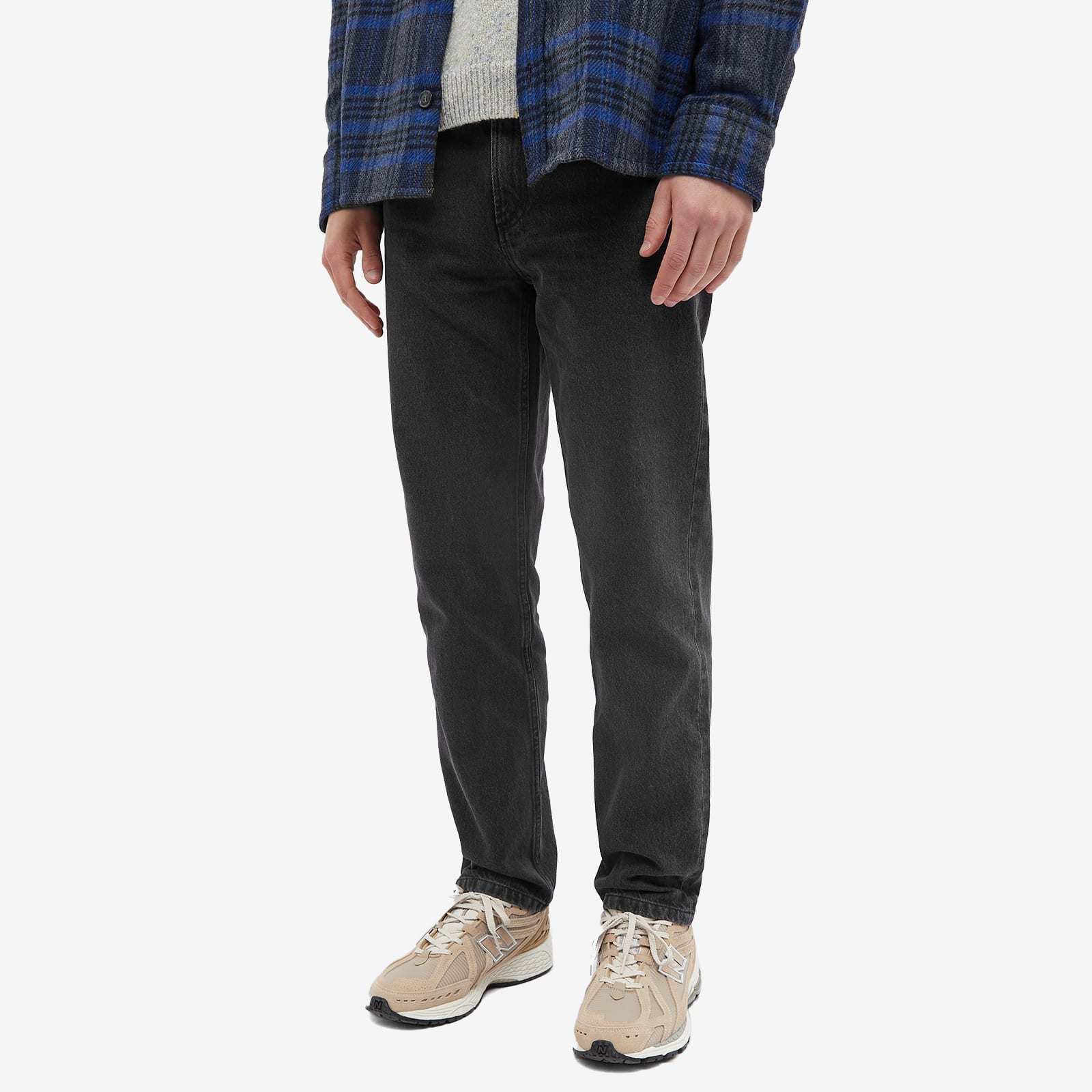 Apc A.p.c. Mens Martin Stonewashed Black Denim Jeans In Black