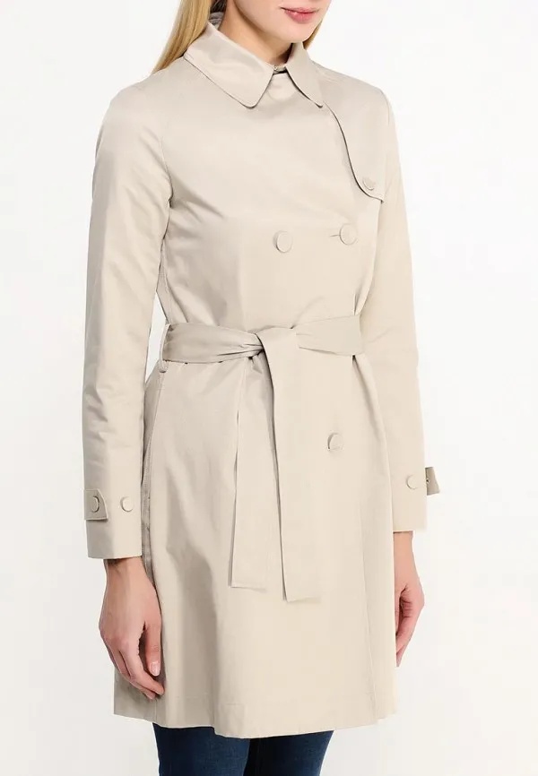 ARMANI JEANS LAPEL BELT TRENCH COAT