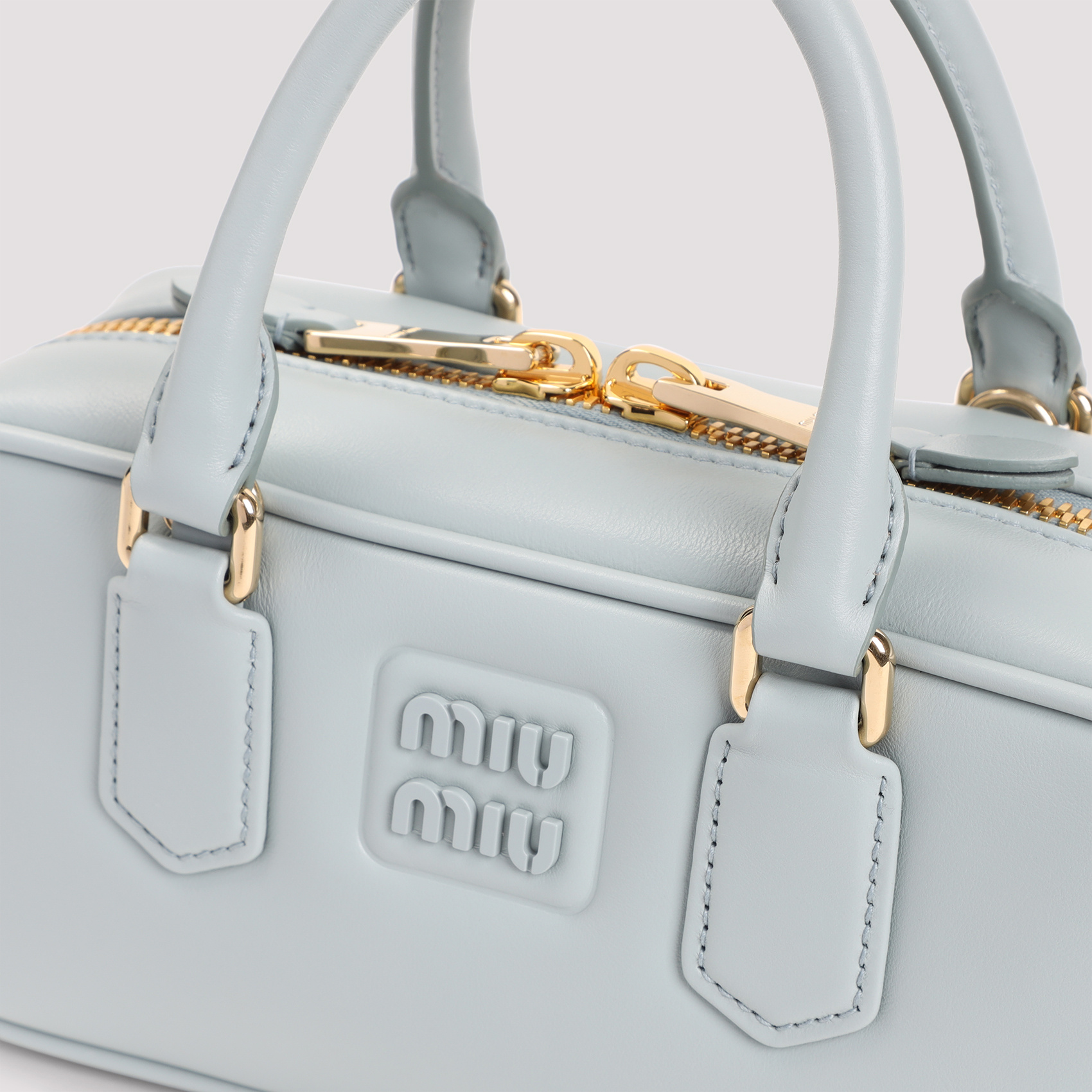 Miu Miu Arcadie Leather Bag In Green