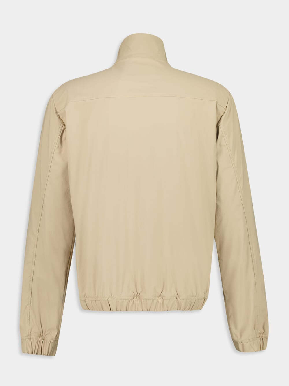 Dolce & Gabbana Logo-patch Lightweight Jacket In Brown