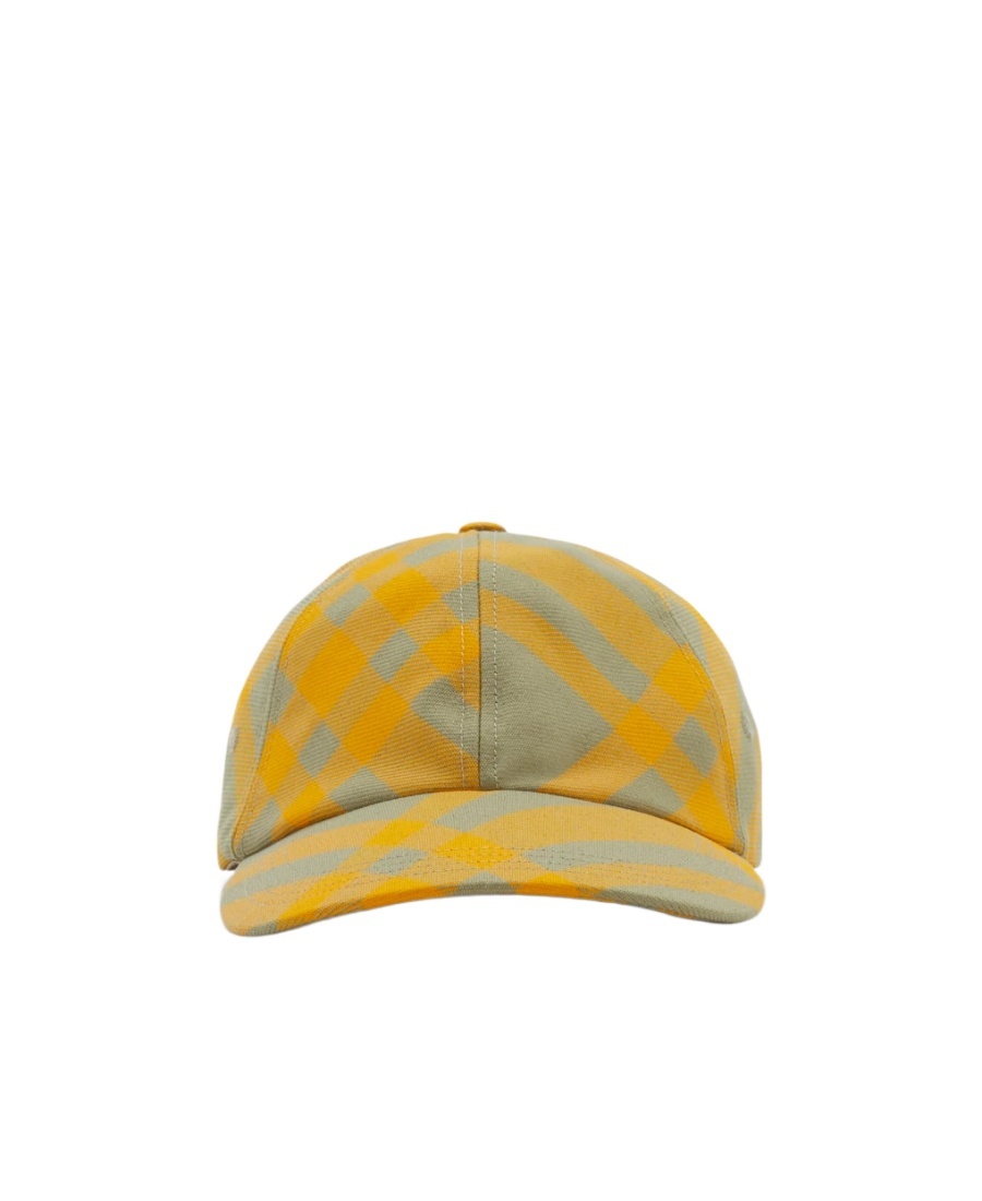 Burberry Check-pattern Baseball Cap In Multicolor