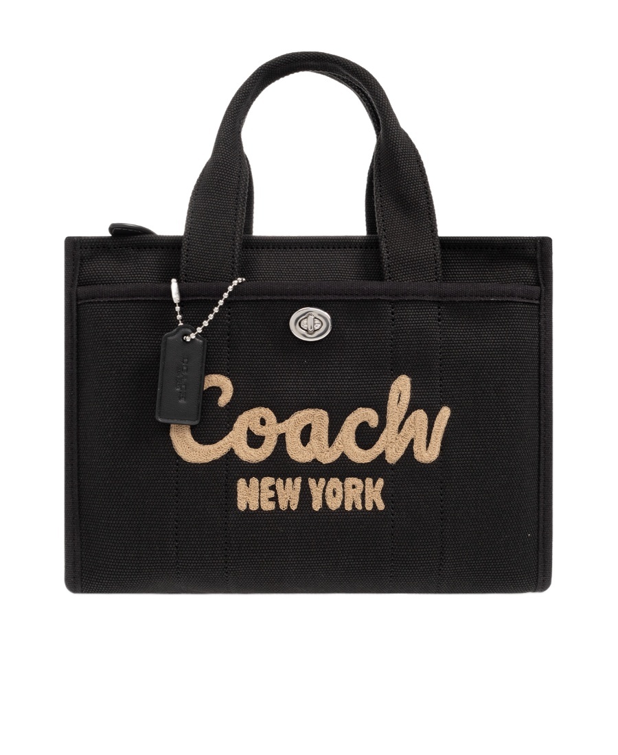 Coach Double Handle Shoulder Bag In Black