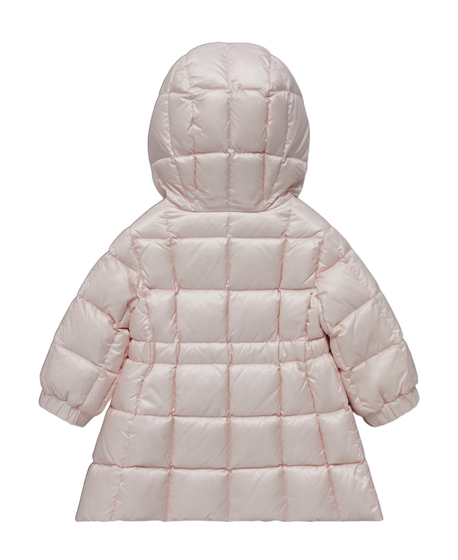 Moncler Enfant Zip-up Hooded Jacket In Pink