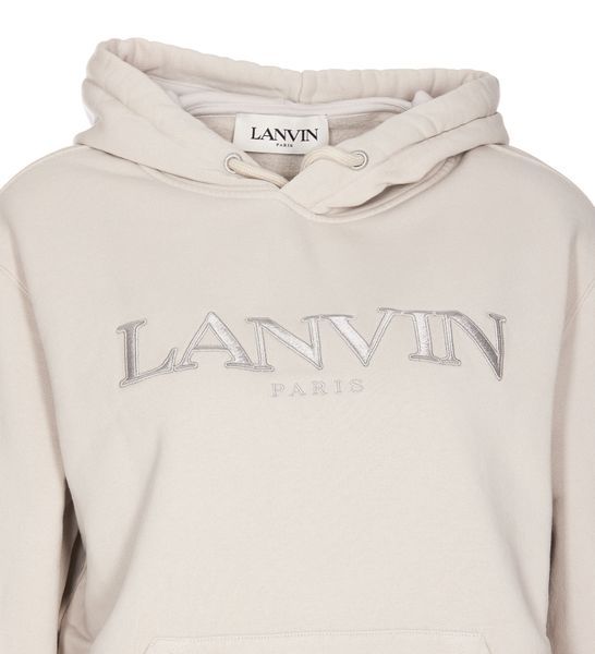 Lanvin Long Sleeve Sweatshirt In White